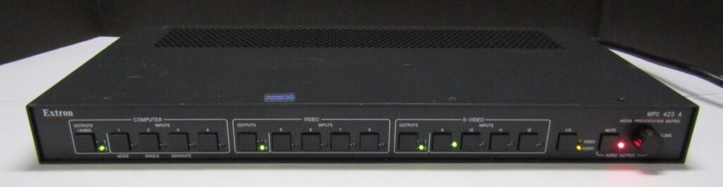 Extron MPX 423 A Media Presentation Matrix Selector Video Switcher VGA
