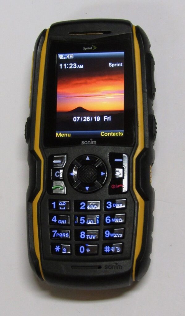GOOD USED SPRINT SONIM STRIKE XP3410IS RUGGED WATERPROOF CLEAN ESN