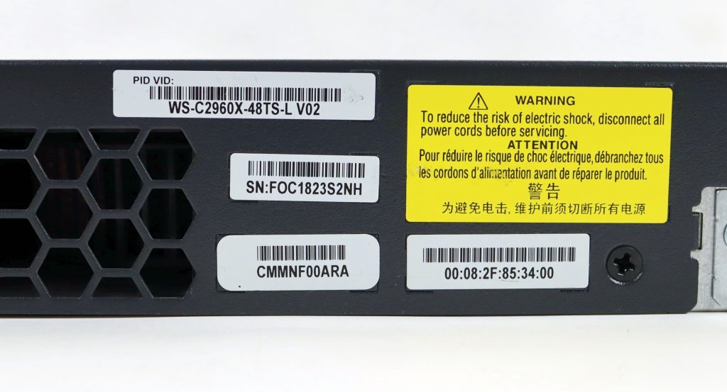 Cisco Catalyst WS-C2960X-48TS-L PoE+ 48x RJ45 4x 1G SFP Gigabit Switch - Image 5