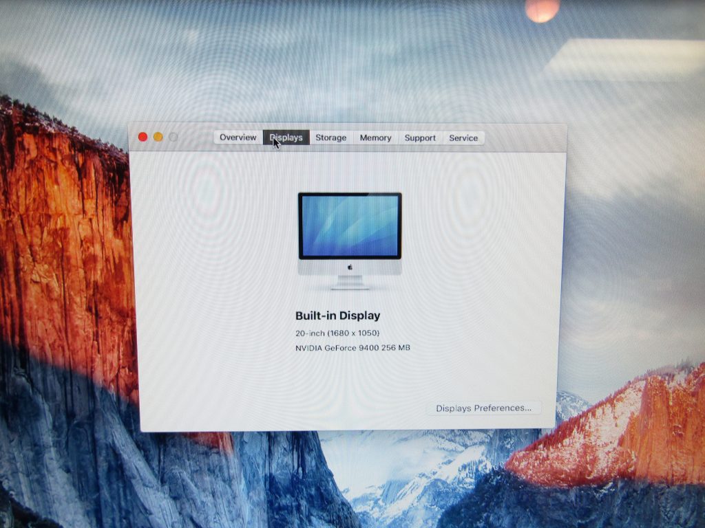 Apple iMac 20" Mid 2009 Core2Duo 2.0GHz GeForce 9400 8GB 160GB HDD A1224 - Image 8