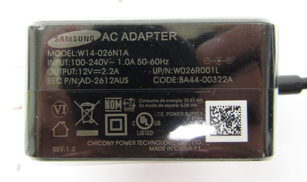Lot of 2 Genuine 26W Samsung Chromebook Charger AC Adapter W14-026N1A W026R001L - Image 3