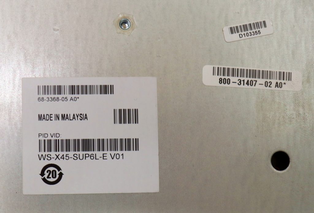 Cisco Catalyst 4500-E Series WS-X45-Sup6L-E Supervisor Engine 2x x2-Based 10GB - Image 6