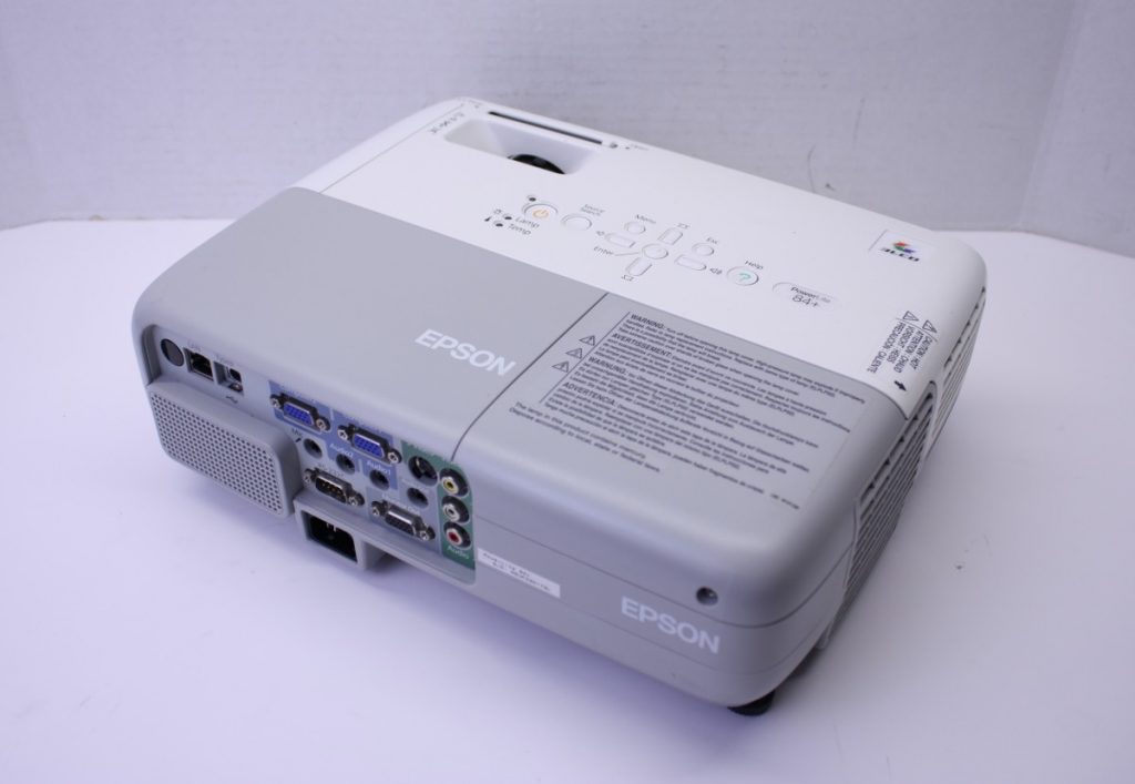 Epson PowerLite 84+ XGA 3LCD Projector 720p HDMI VGA 2000:1 Lamp ~2500 Hours - Image 2
