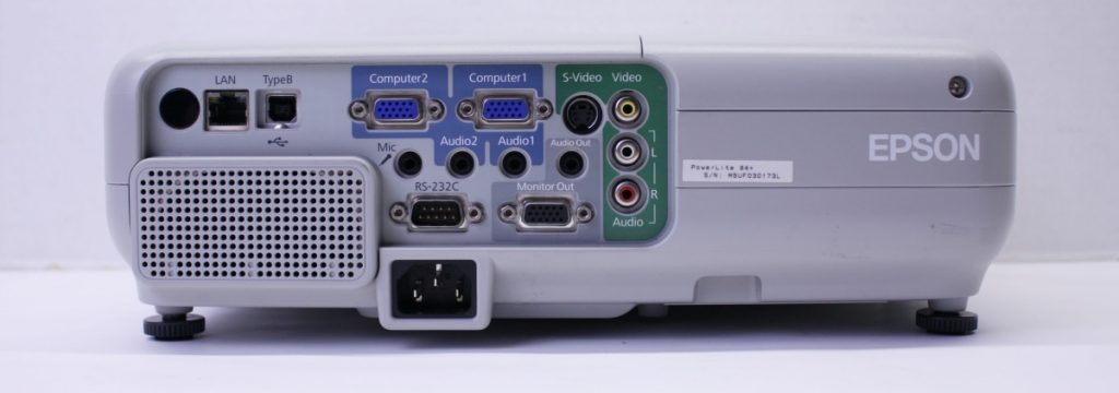 Epson PowerLite 84+ XGA 3LCD Projector 720p HDMI VGA 2000:1 Lamp ~2500 Hours - Image 3