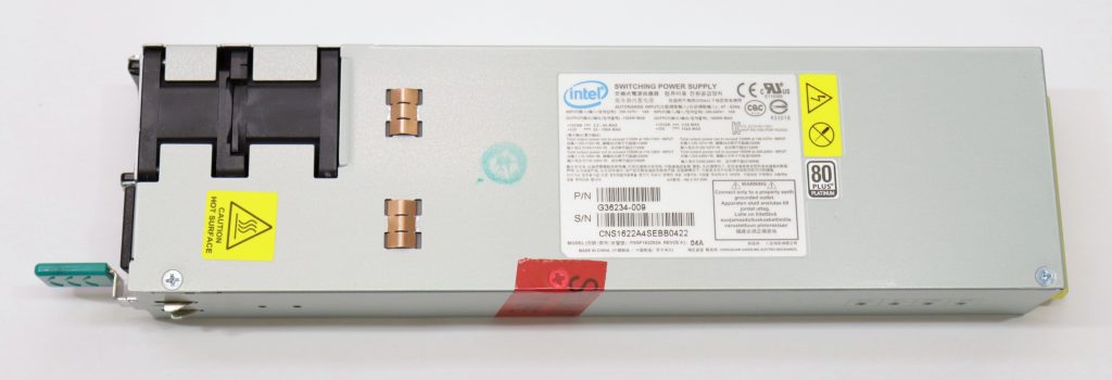 Intel PSSF162202A 1600W 80+ Platinum Switching Power Supply G36234-009