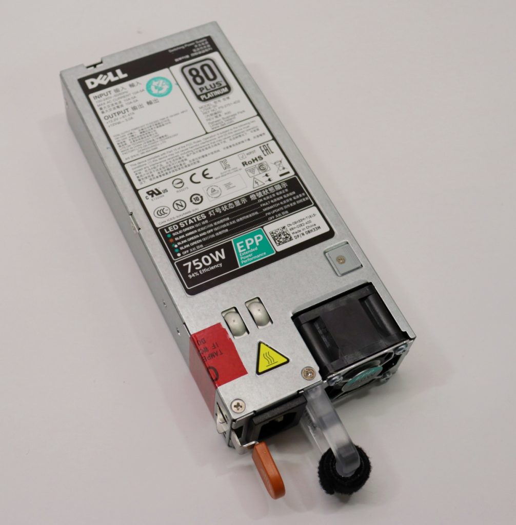 Dell PowerEdge 750W W8R3C L750E-S0 80+ Platinum Hot Swap Power Supply