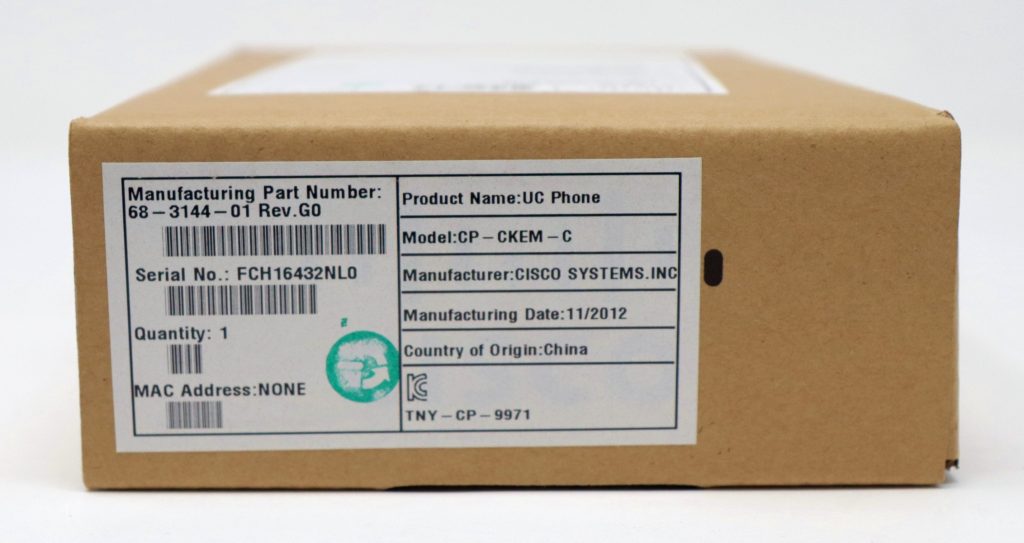 New Cisco CP-CKEM-C Unified IP Color Key Expansion Module 68-3144-01 - Image 2