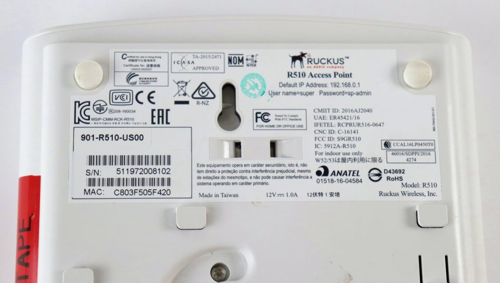 Ruckus ZoneFlex R510 Wireless Access Point 901-R510-US00 - Image 7