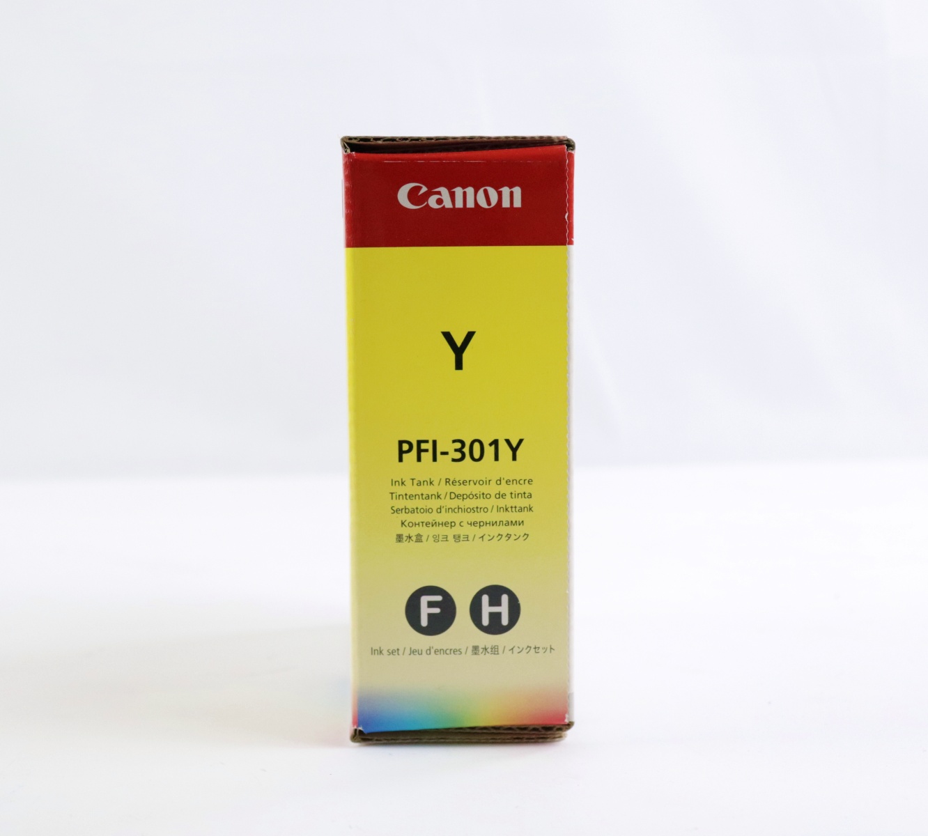 New Genuine Canon PFI-301Y Yellow Ink Tank for imagePROGRAF IPF8000 IPF9000 - Image 2