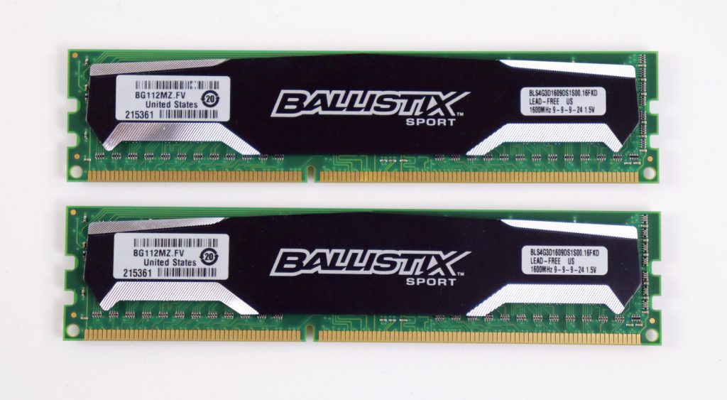 Crucial Ballistix 8GB(2x4GB) BLS4G3D1609DS1S00.16FKD PC3-12800 DDR3 Memory