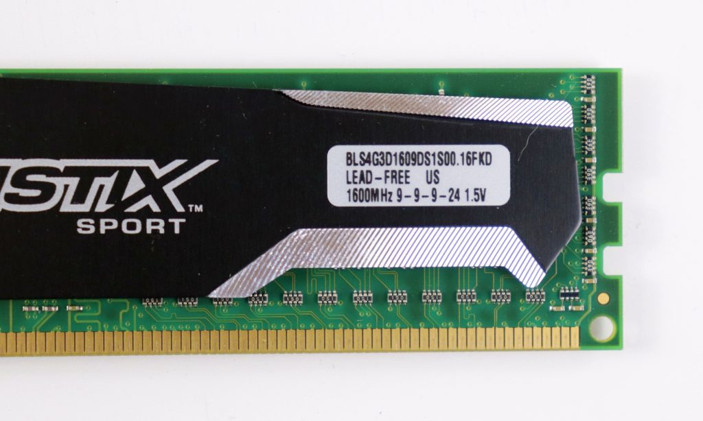 Crucial Ballistix 8GB(2x4GB) BLS4G3D1609DS1S00.16FKD PC3-12800 DDR3 Memory - Image 2