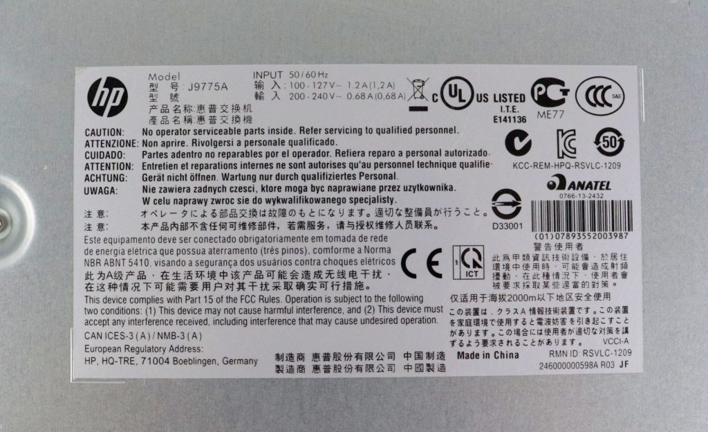 HP ProCurve 2530-48G 48-Port Gigabit Network Switch J9775A - Image 7