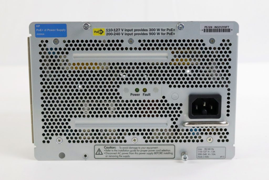 HP PoE+ zl 1500W Power Supply J9306A 5189-6864