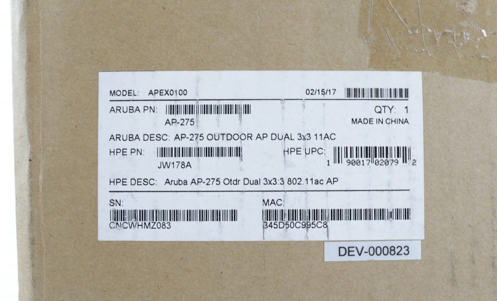 New Open Box Aruba APEX0100 AP-275 Outdoor AP Dual 3x3 802.11ac JW178A - Image 8