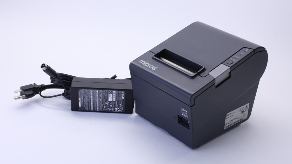 Epson Micros TM-T88V M244A PoS Parallel Thermal Receipt Printer w/ Adapter Tested - Image 2