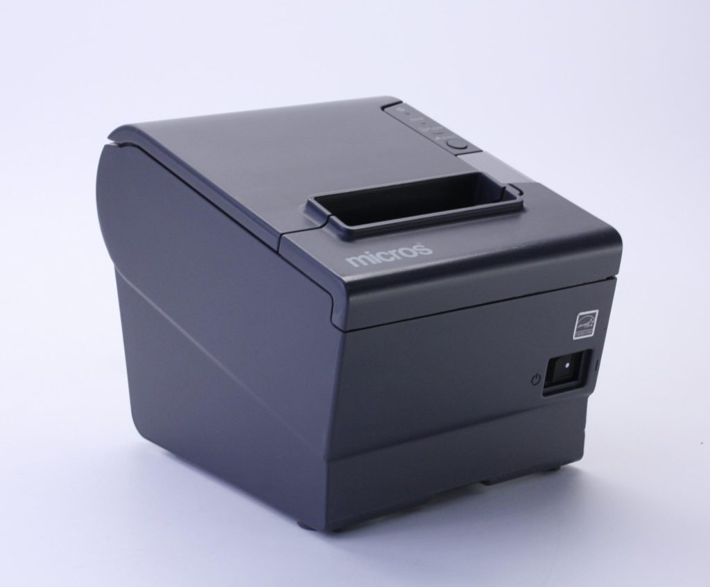 Epson Micros TM-T88V M244A PoS Parallel Thermal Receipt Printer w/ Adapter Tested