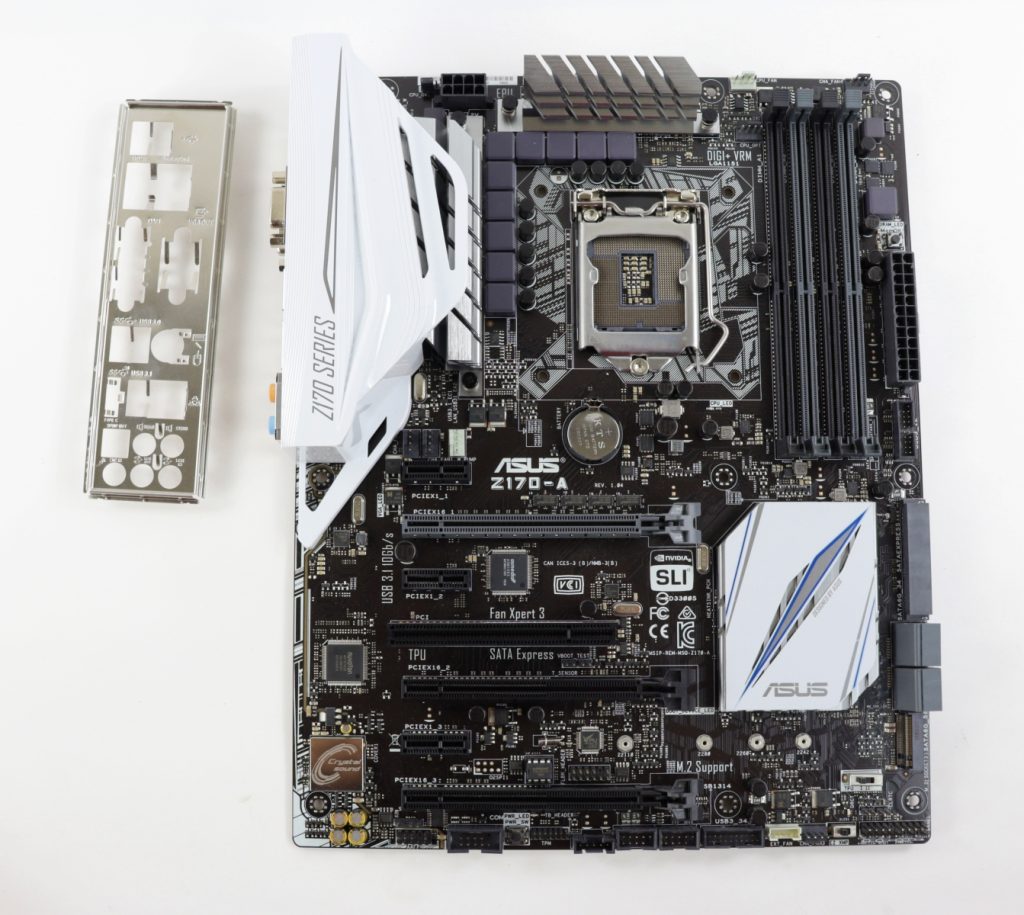 Asus Z170-A Intel LGA1151 DDR4 ATX Gaming Desktop Motherboard w/ IO Shield