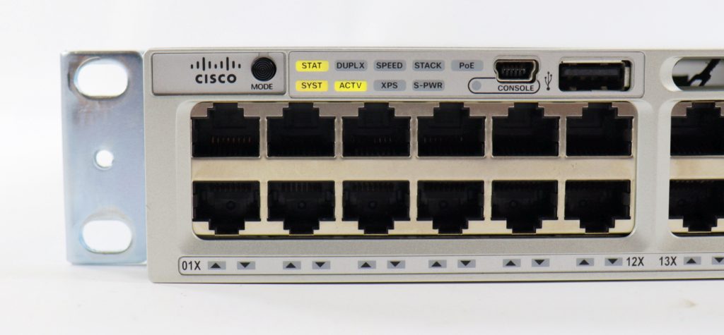 Cisco Catalyst 3850 48 PoE+ WS-C3850-48F-S Gigabit Network Switch - Image 2