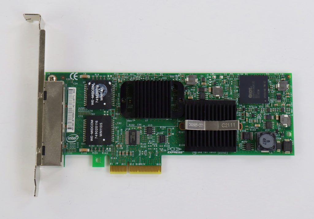Dell Intel Pro 1000ET Quad-Port 1GB PCIe Ethernet Network Full Height Card HM9JY