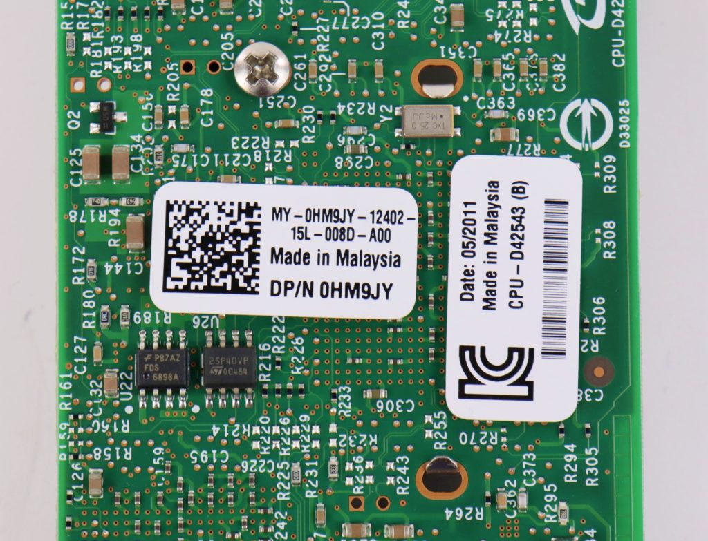 Dell Intel Pro 1000ET Quad-Port 1GB PCIe Ethernet Network Full Height Card HM9JY - Image 3
