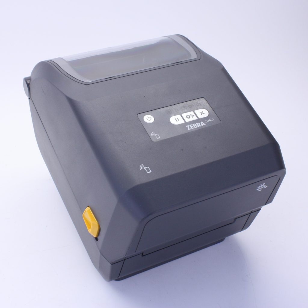 Zebra ZD421 Monochrome Thermal Label Printer Tested + Power Adapter - Image 2