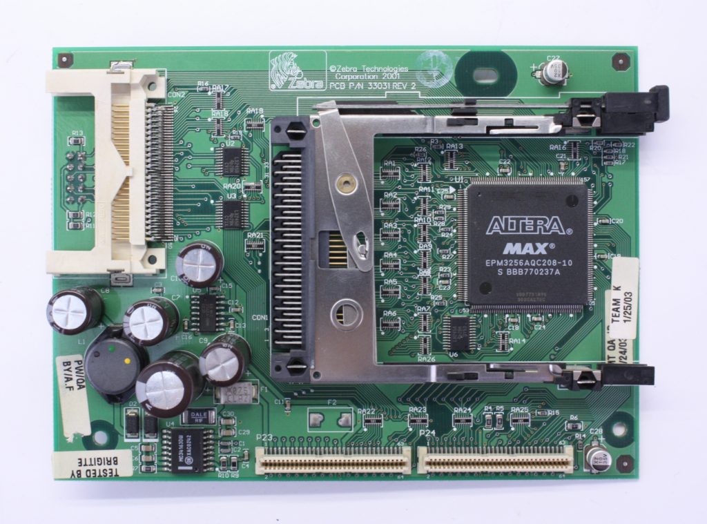 Genuine Zebra PCB PCMCIA Board 33031 REV2 for Zebra 140Xi III