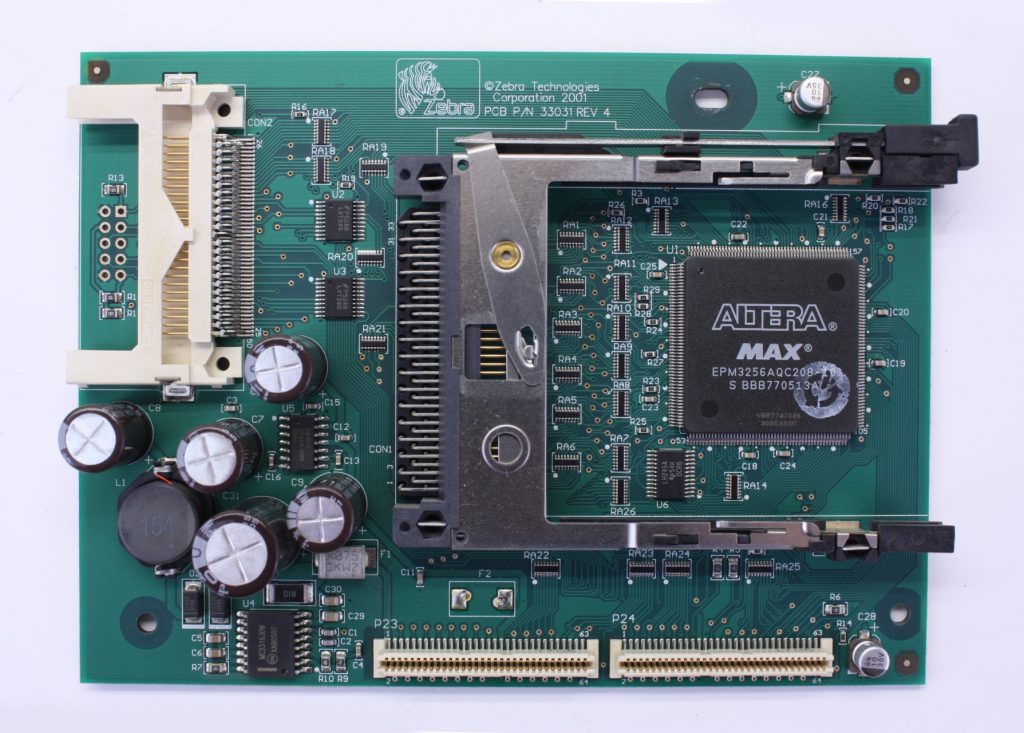 Genuine Zebra PCB PCMCIA Board 33031 REV4 for Zebra 110Xi III Plus