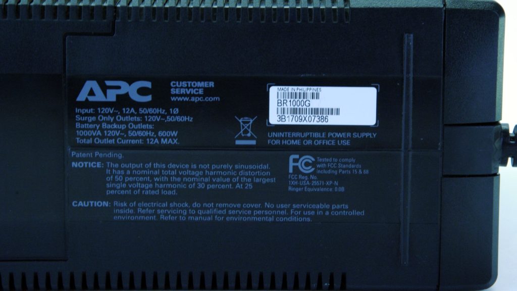 APC Back-UPS Pro 1000 BR1000G 1000VA 8x Outlets No Batteries - Image 4