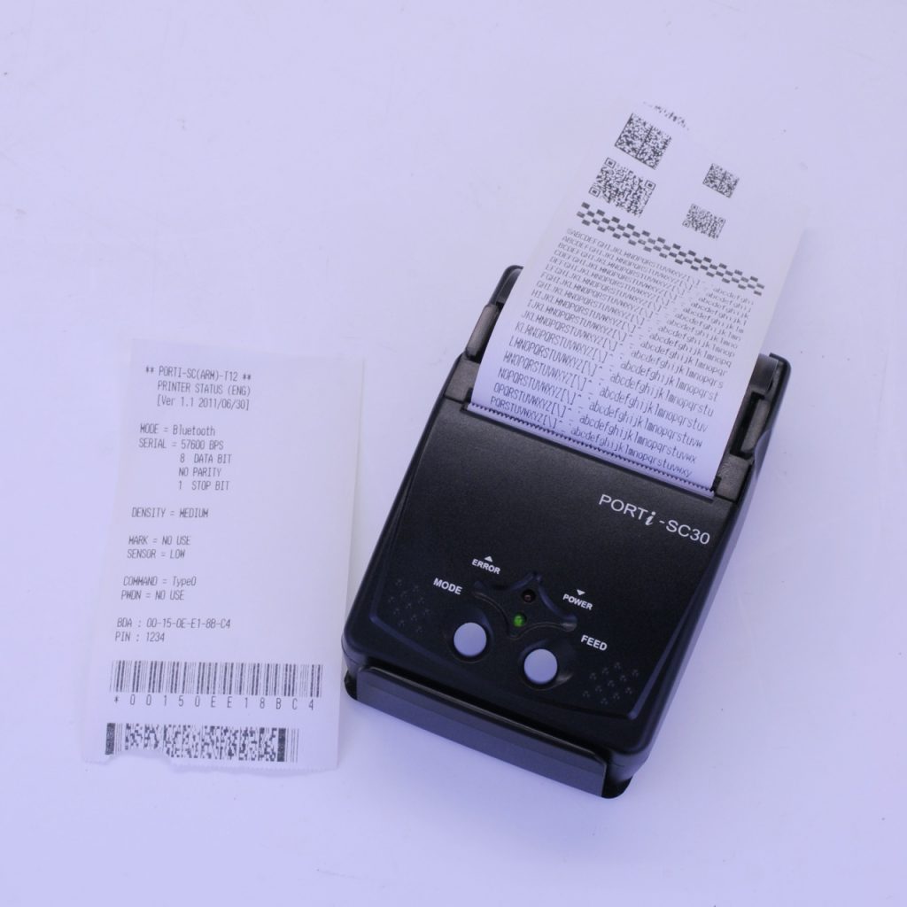 New Woosim PORTI-SC30 PortiSC30 Pocket Size Portable Thermal Receipt Printer Bluetooth - Image 4