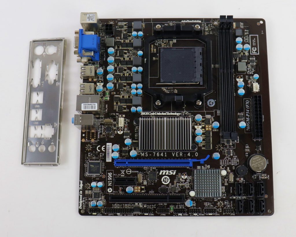 MSI MS-7641 VER 4.0 760GM-P34(FX) AMD AM3 DDR3 Desktop Motherboard
