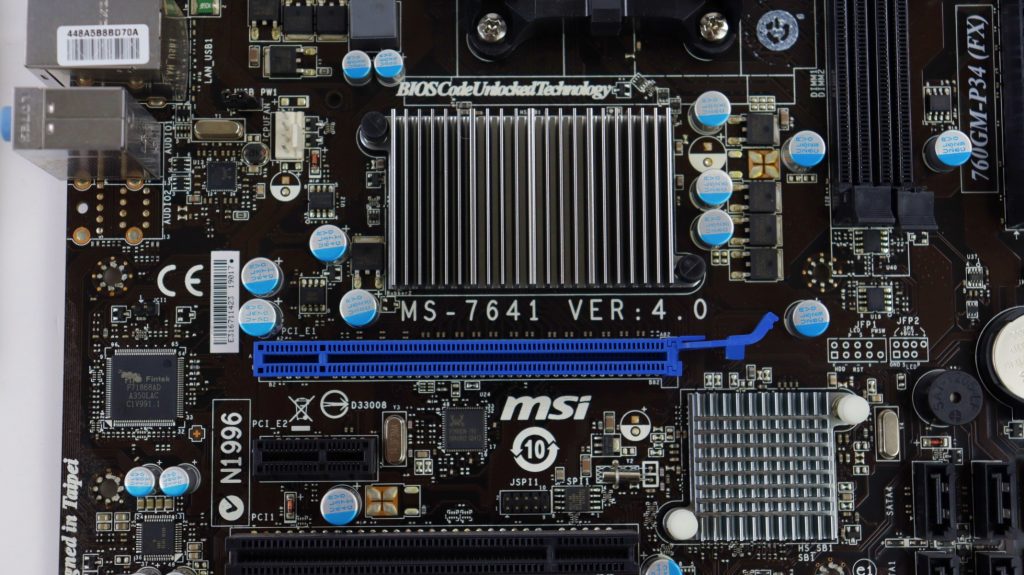 MSI MS-7641 VER 4.0 760GM-P34(FX) AMD AM3 DDR3 Desktop Motherboard - Image 4