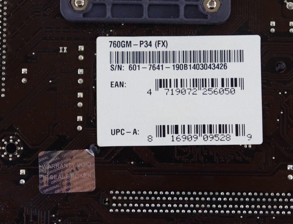 MSI MS-7641 VER 4.0 760GM-P34(FX) AMD AM3 DDR3 Desktop Motherboard - Image 5