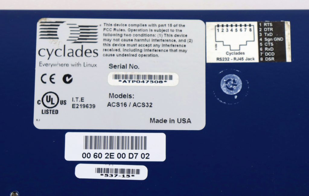 Cyclades AlterPath ACS16 16-Port Advance Console Server - Image 5