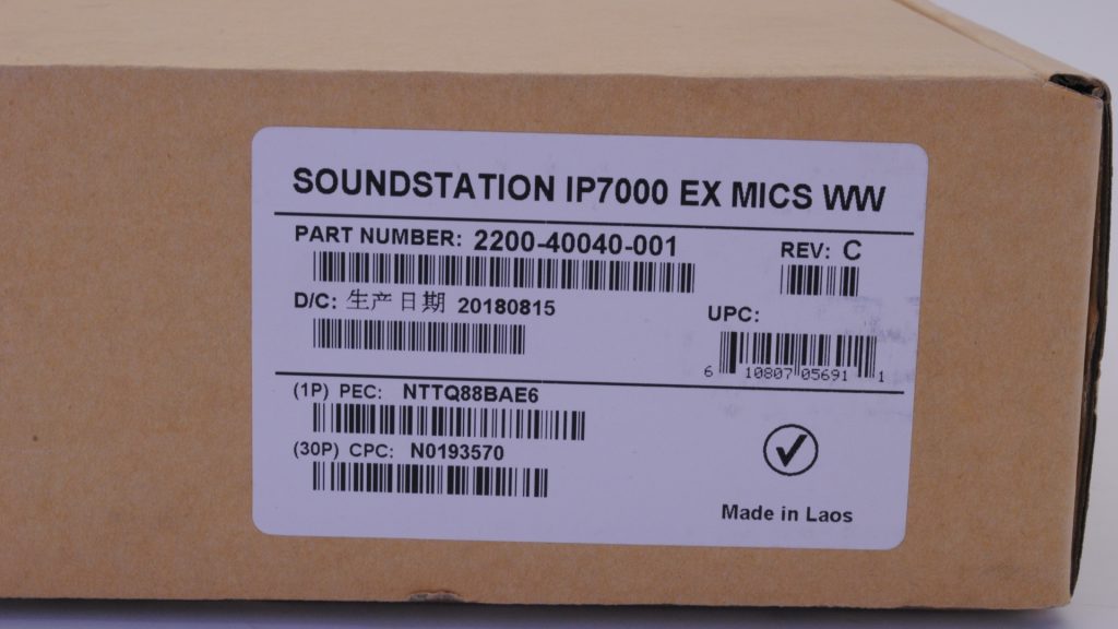 Open Box Polycom Soundstation IP7000 EX Mics WW 2200-40040-001 - Image 4
