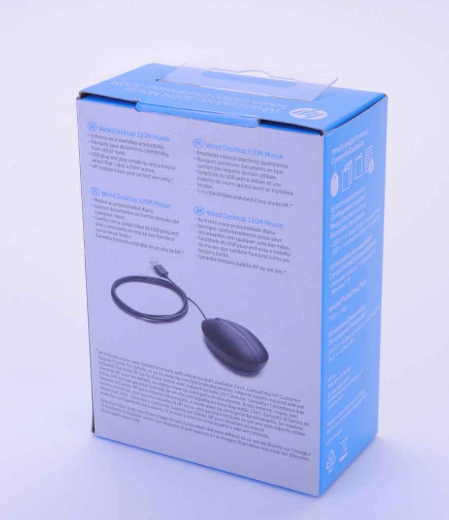 New HP Wired Desktop 320K Keyboard & 320M Mouse Combo - Image 2