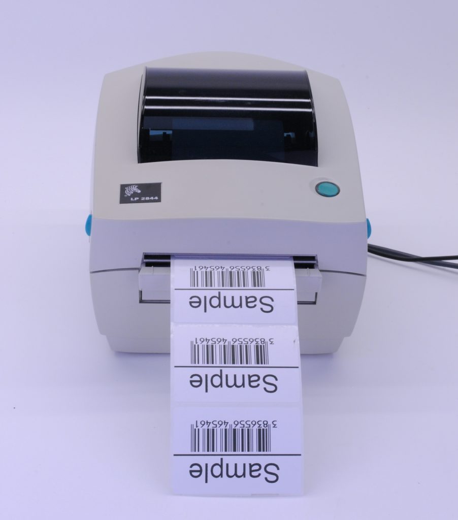 Zebra LP 2844 Direct Thermal Label Printer Tested + Adapter - Image 6