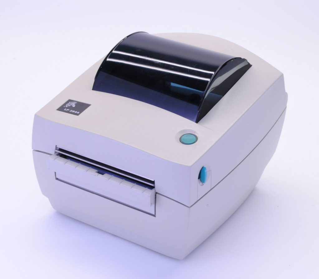 Zebra LP 2844 Direct Thermal Label Printer Tested + Adapter - Image 4