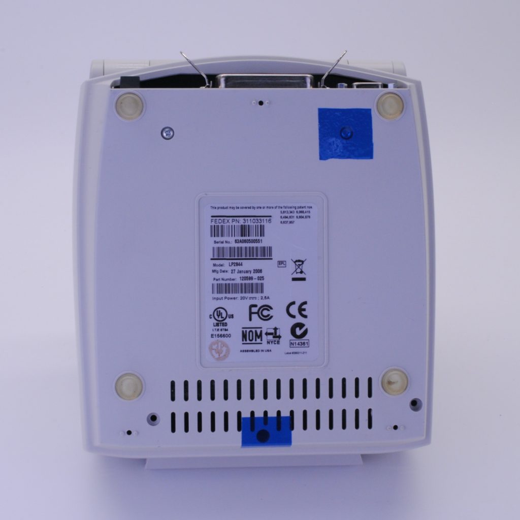 Zebra LP 2844 Direct Thermal Label Printer Tested + Adapter - Image 2