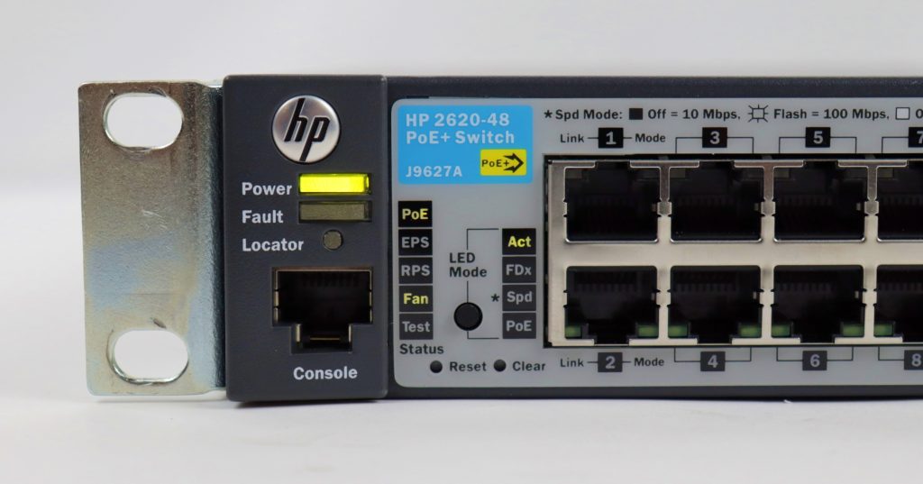 HP 2620-48 J9627A 48-Port Managed Ethernet PoE+ Network Switch - Image 2