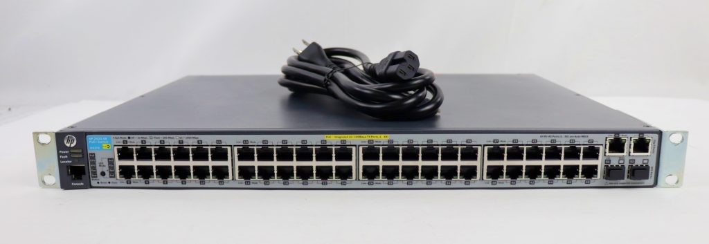 HP 2620-48 J9627A 48-Port Managed Ethernet PoE+ Network Switch - Image 4