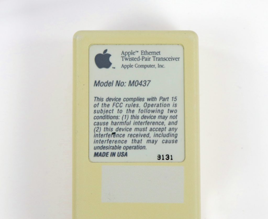 Vintage Apple M0437 Ethernet Twisted-Pair Transceiver - Image 3