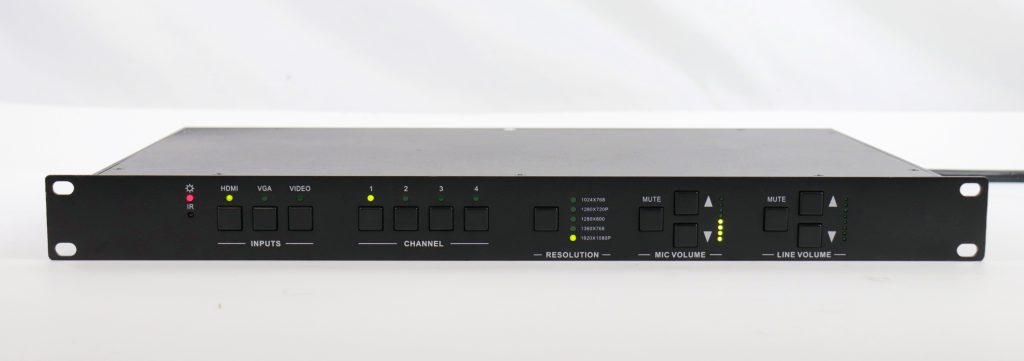 Aurora ASP-S123V-NC HDMI VGA RCA 1080p Video Audio Media Scaler Switcher