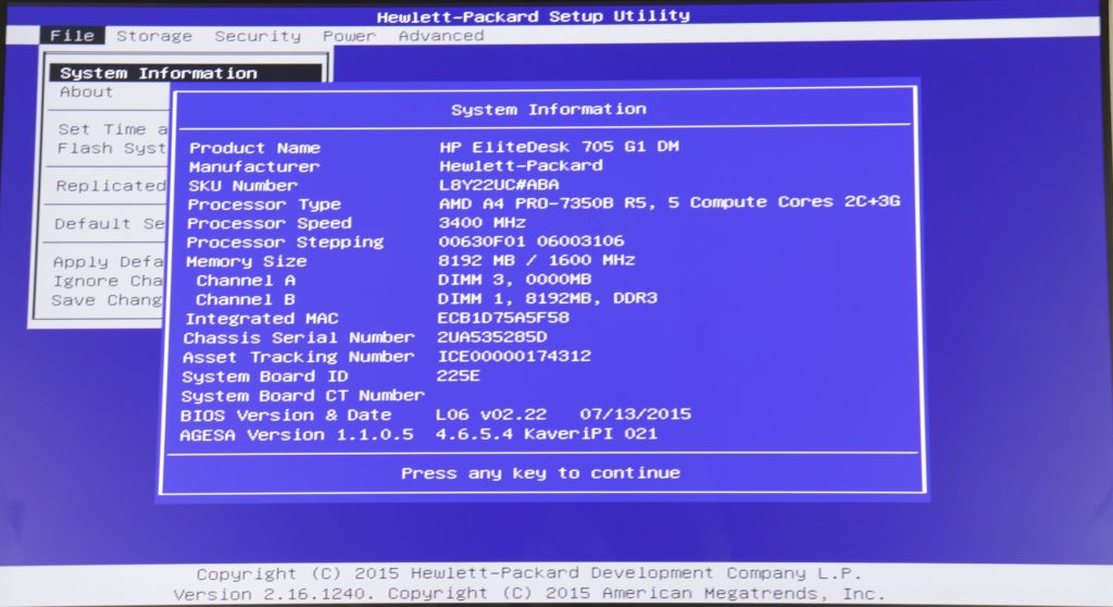 HP EliteDesk 705 G1 DM Business AMD A4 Pro-7350B 8GB Mini Desktop Needs HDD - Image 2