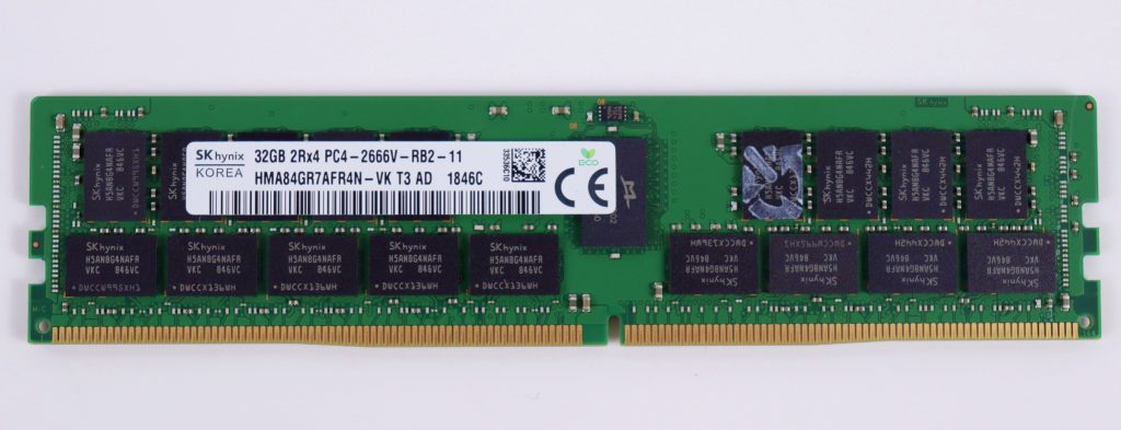 Hynix 128GB(4x32GB) PC4-2666V HMA84GR7AFR4N-VK ECC Reg Server Memory - Image 2