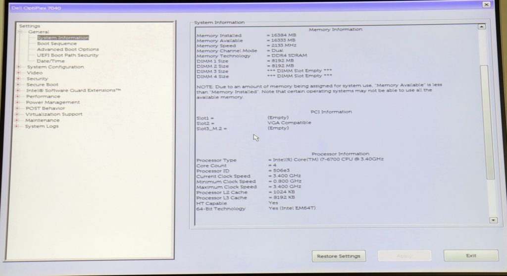 Dell OptiPlex 7040 SFF i7-6700 3.40GHz 8GB RAM Desktop Needs SSD - Image 2