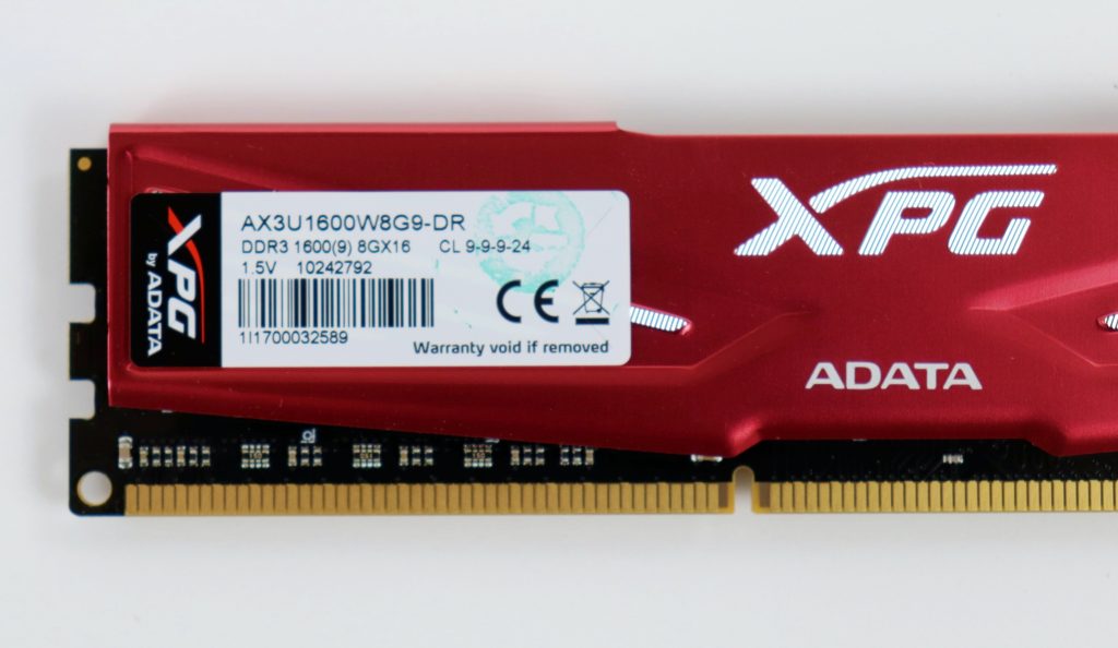 ADATA XPG 32GB (4x8GB) AX3U1600W8G9-DR DDR3 PC3-12800 1600MHz