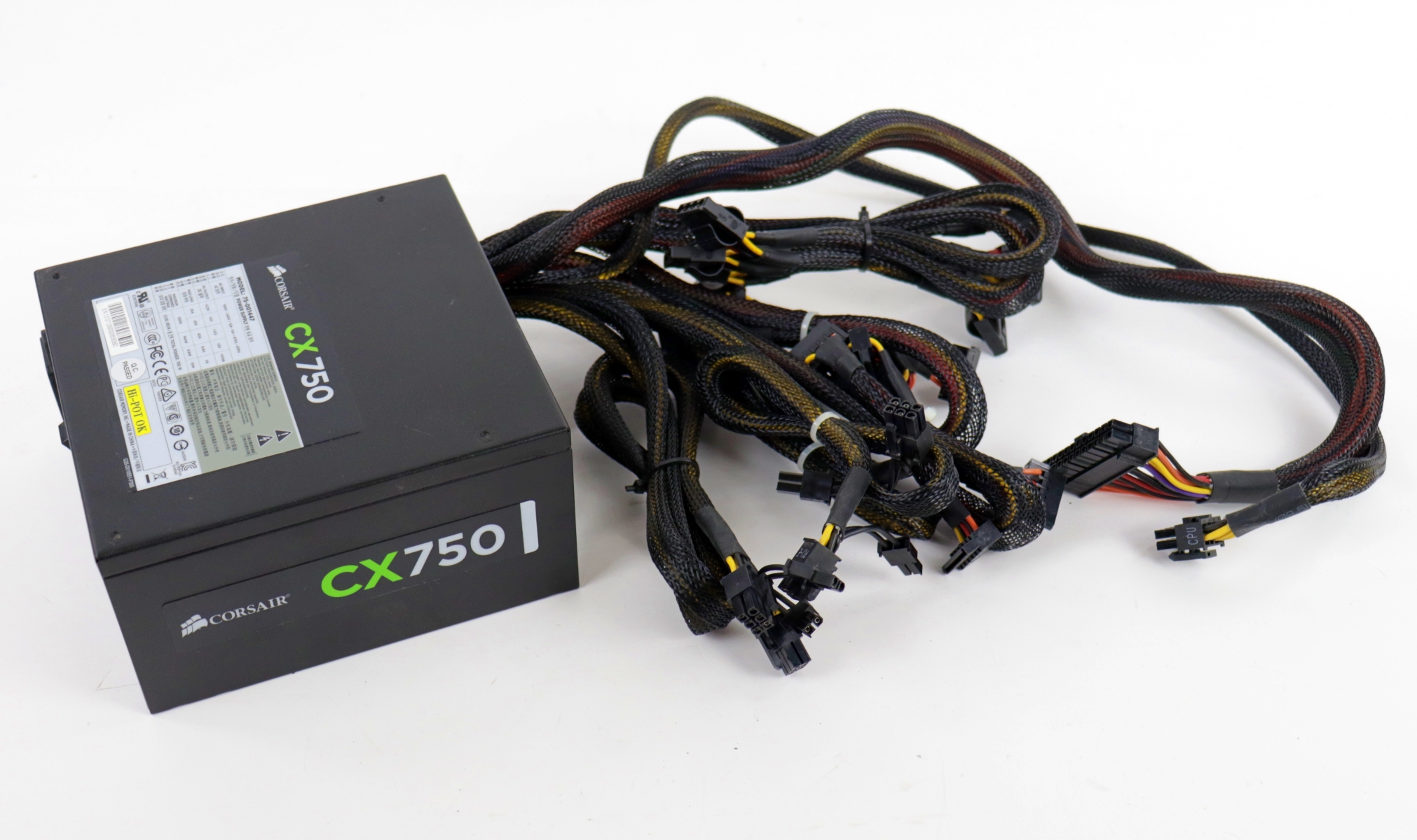 Corsair CX750 750w ATX Power Supply 75-001447 – eRecycler Online