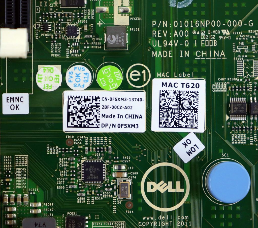 Dell PowerEdge T620 LGA2011 DDR3R Server Motherboard F5XM3 - Image 4
