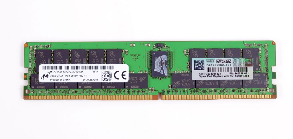 Micron 32GB MTA36ASF4G72PZ-2G6D1 PC4-2666V DDR4 ECC REG Server