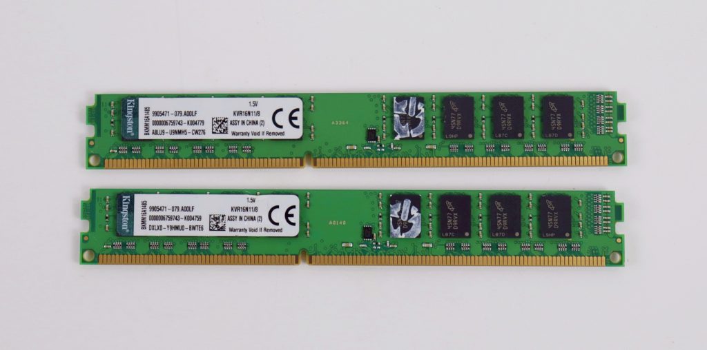 Kingston KVR16N11/8 16GB (2x8GB) PC3-12800 DDR3 Low Profile